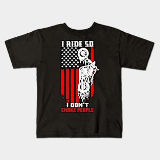 Usa biker shirt Kids T-Shirt